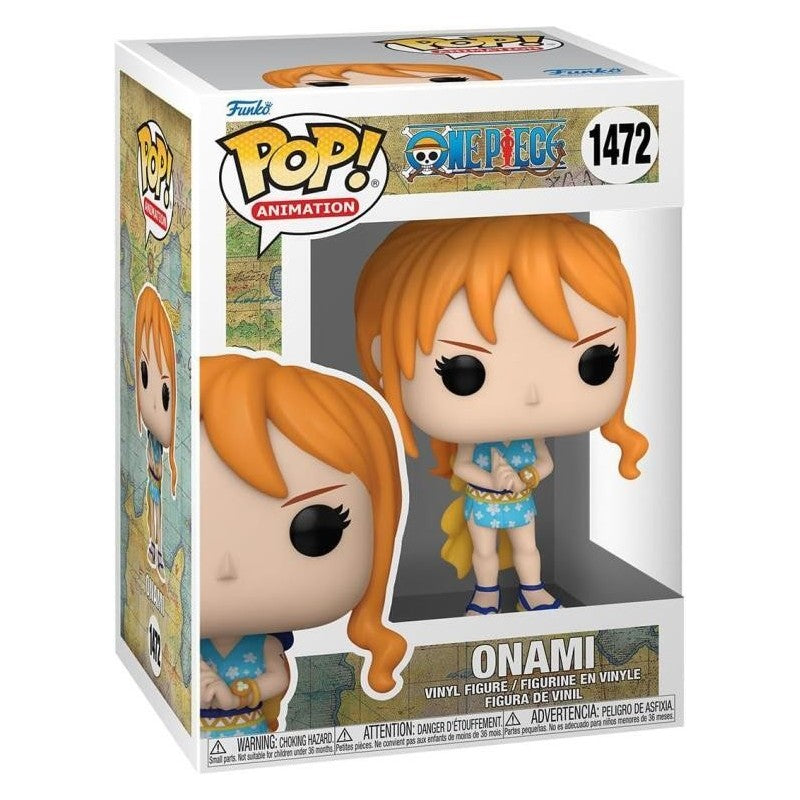 ACTION FIGURE FUNKO POP ONE PIECE 1472 ONAMI (WANO) 9CM