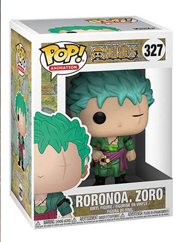 ACTION FIGURE FUNKO POP ONE PIECE RORONOA ZORO 327 9 CM