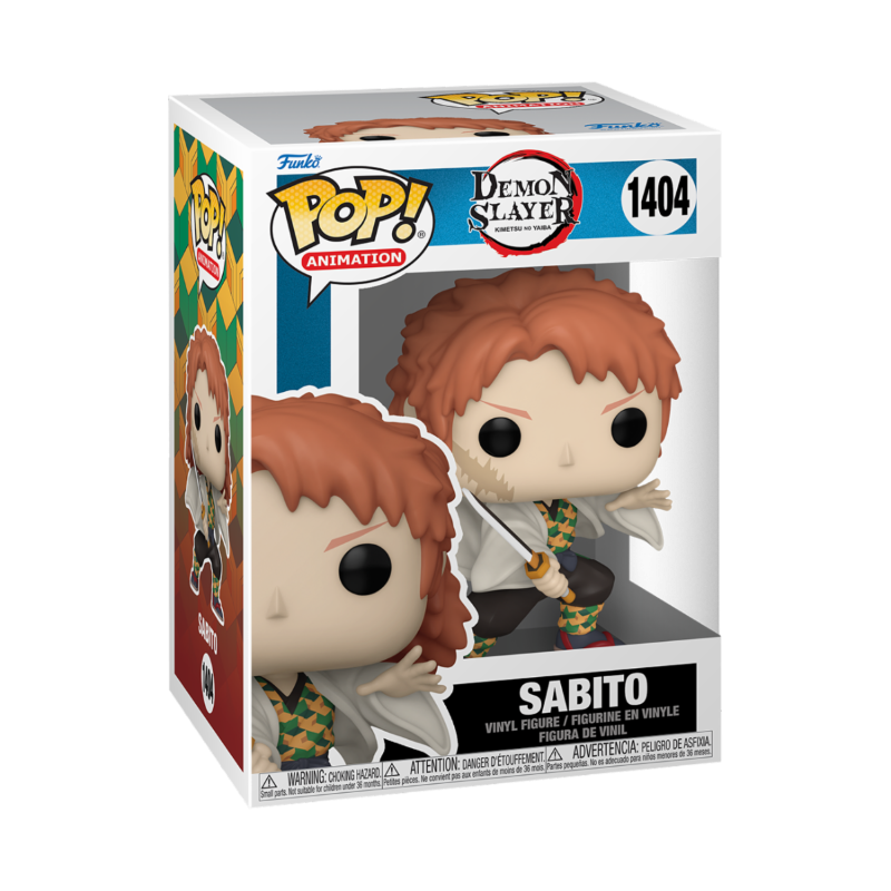 ACTION FIGURE FUNKO POP DEMON SLAYER SABITO 1404 9CM