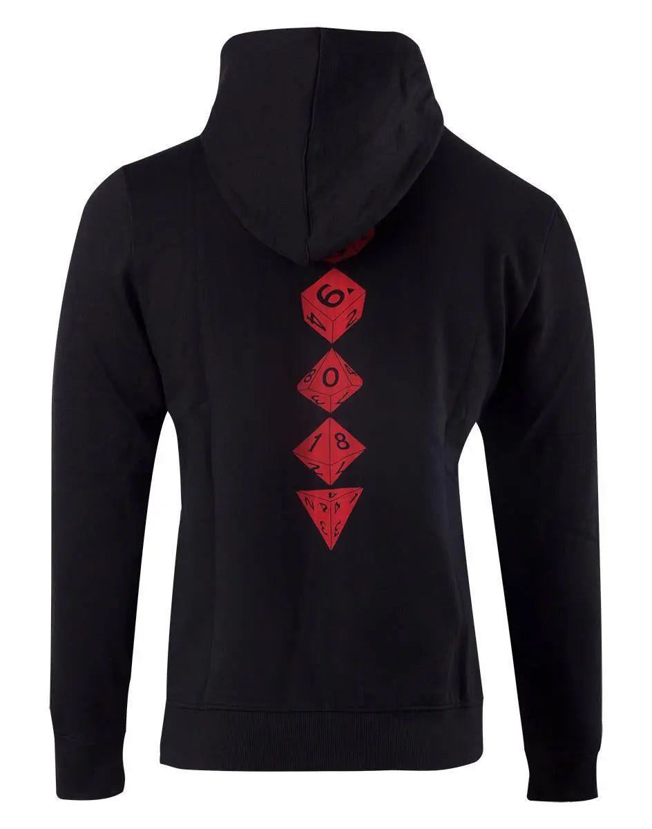 FELPA DUNGEONS & DRAGONS  WIZARDS  DADI TAGLIA XL